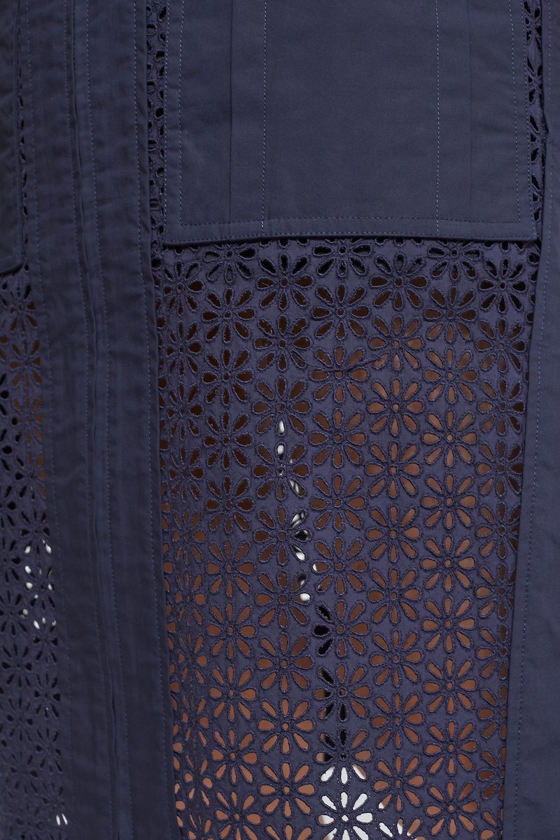 Broderie Anglaise Utility Skirt-blue #1 Broderie Anglaise Utility Skirt, null- 5