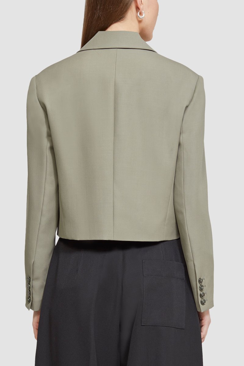 Tailored Cropped Jacket-thyme #1 Tailored Cropped Jacket, null- 5