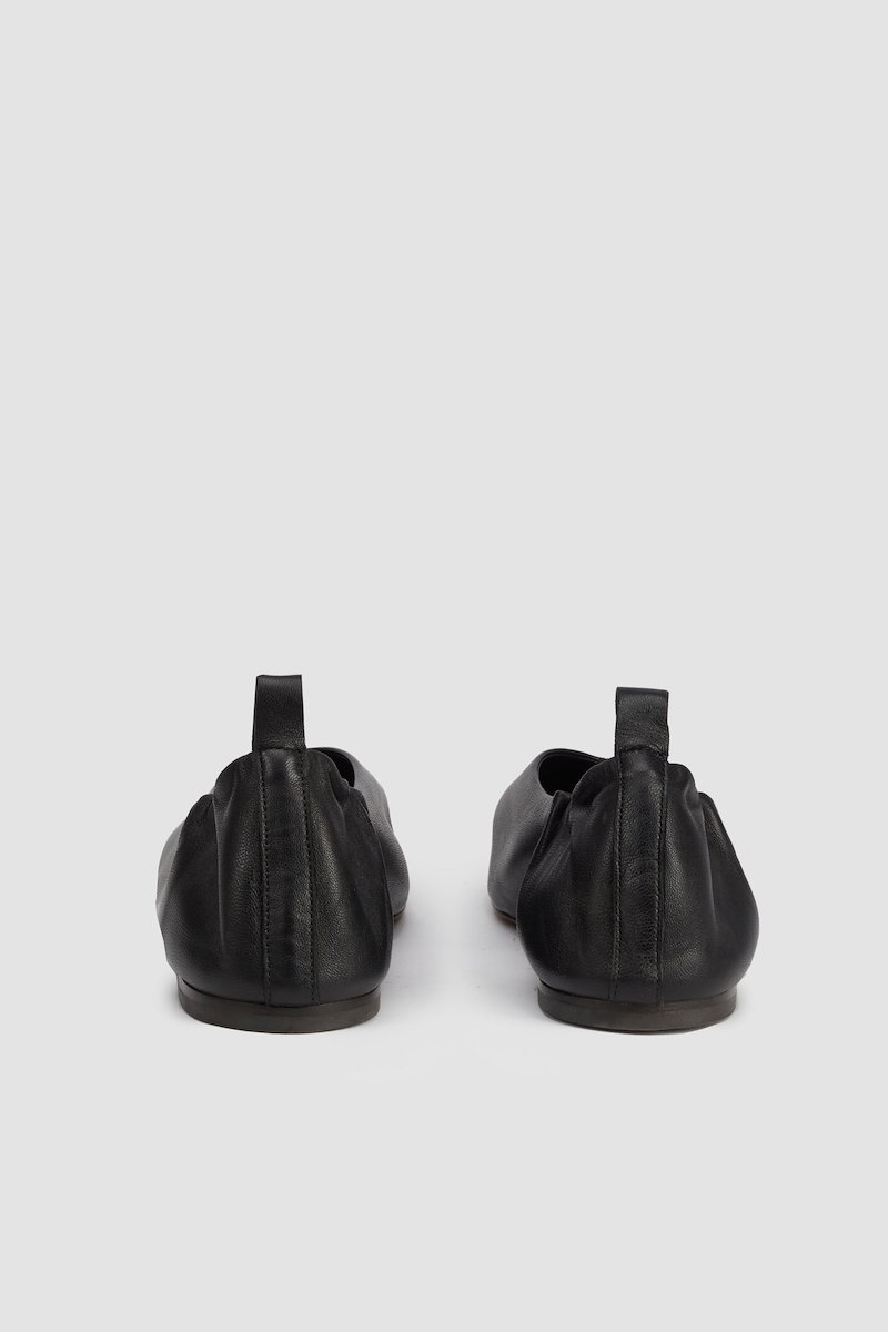 Elisa Ruched Ballerina Loafer-black #0 Elisa Ruched Ballerina Loafer, null- 2