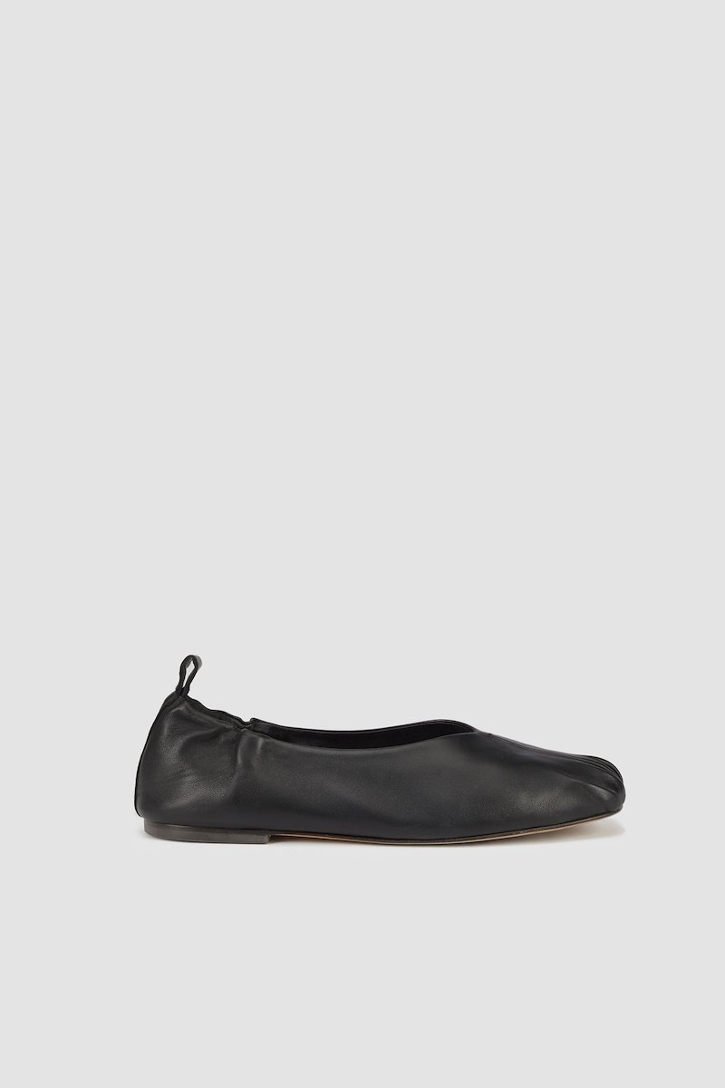 Elisa Ruched Ballerina Loafer-black #0 Elisa Ruched Ballerina Loafer, null- 0
