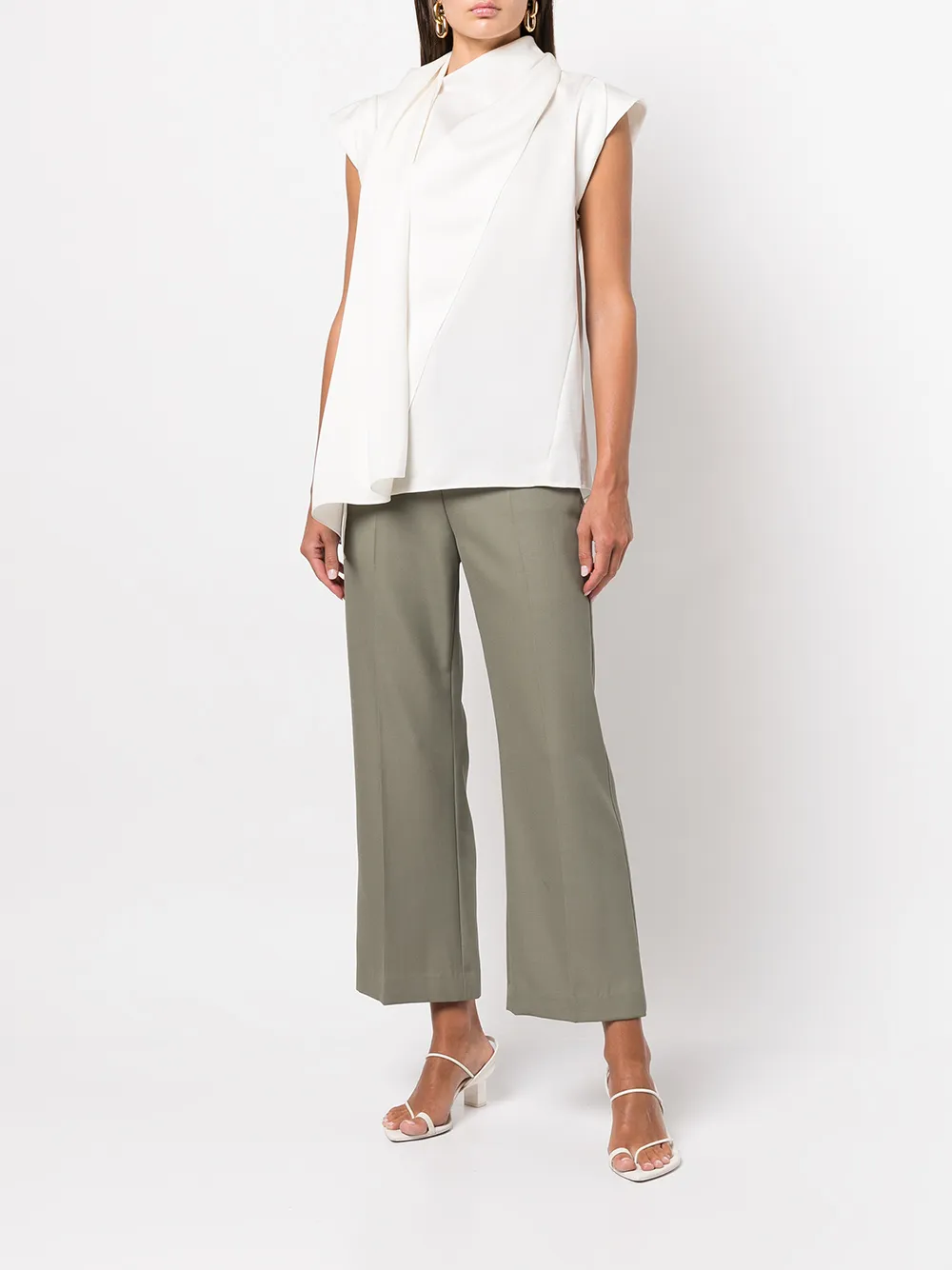 3.1 Phillip Lim Kick flare broek - Groen