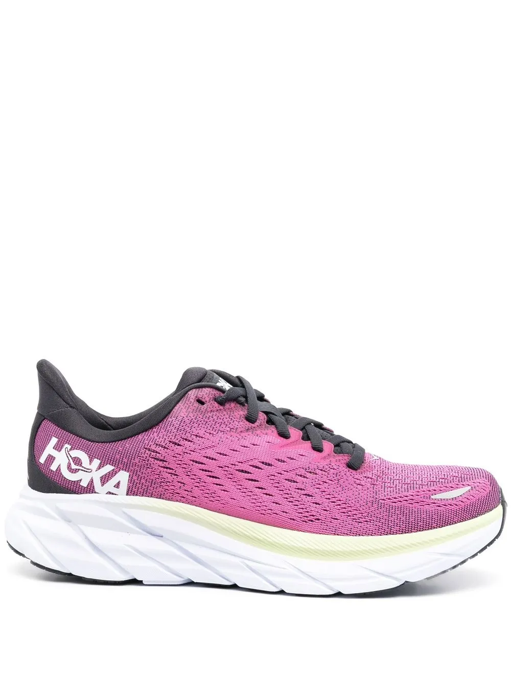 

Hoka One One tenis bajos con logo - Rosado