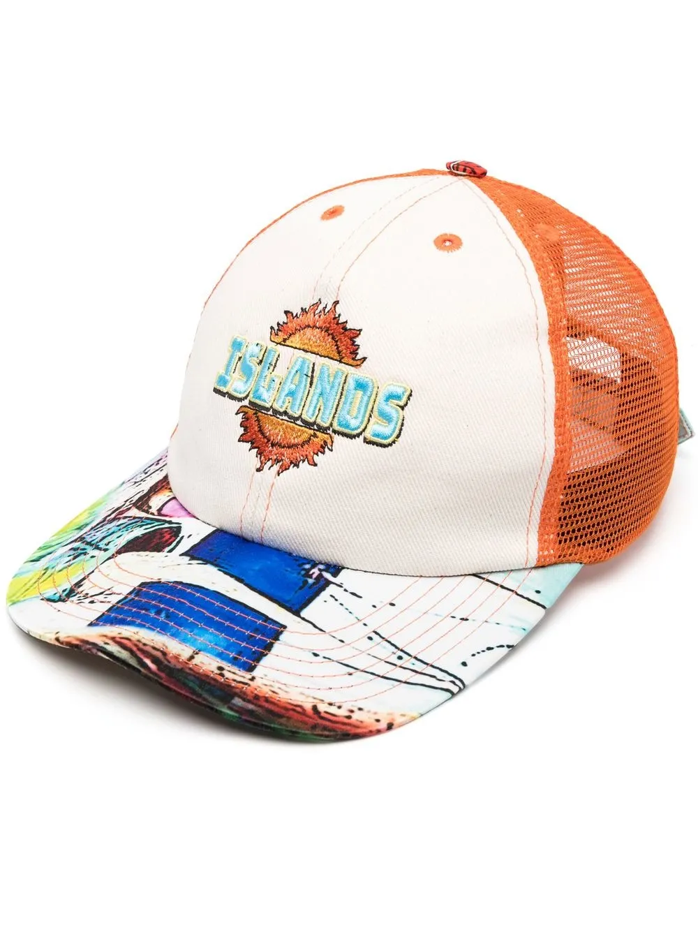 mesh-panel 'Islands' baseball cap