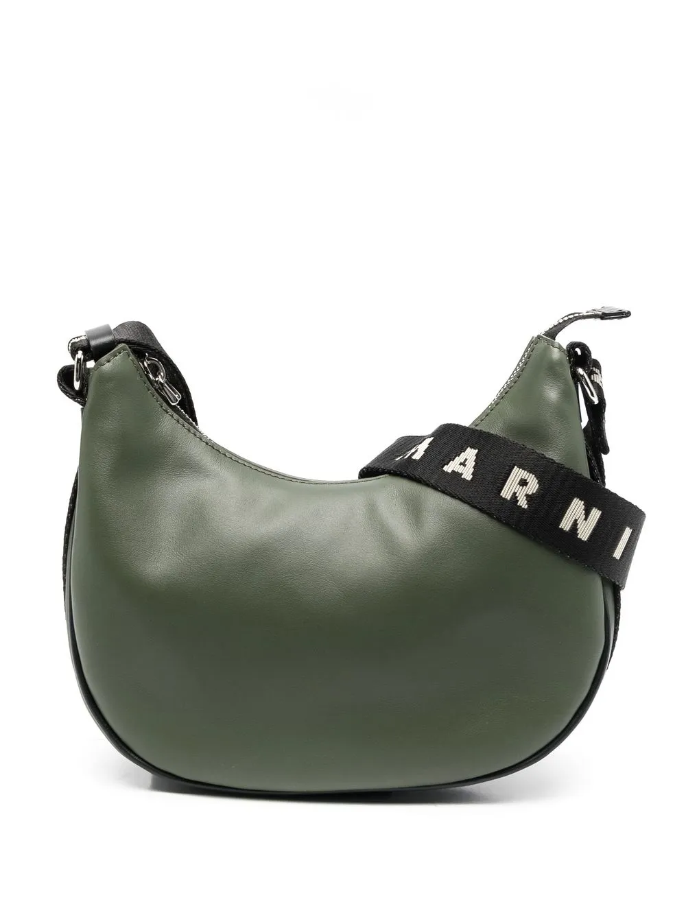 

Marni bolsa de hombro con correa del logo - Verde