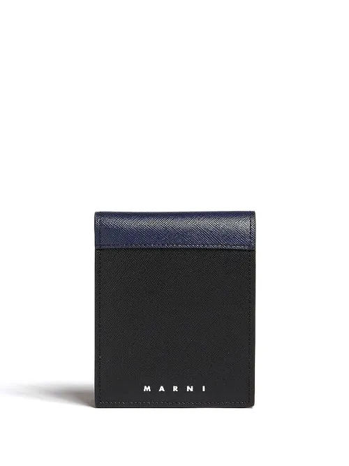 Portefeuille pliant à logo imprimé - Marni - Modalova
