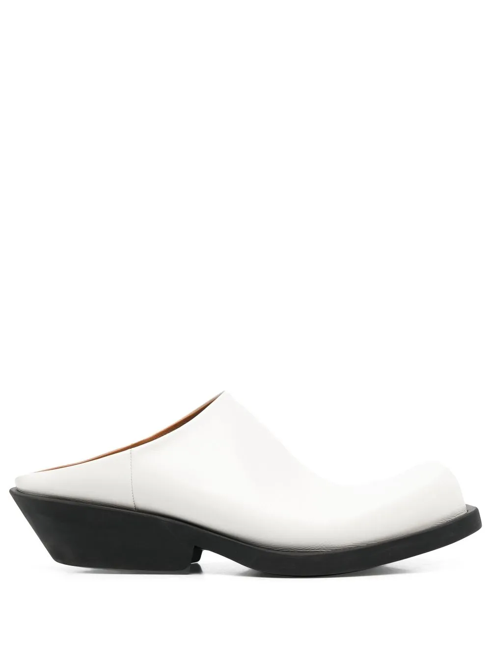 

Marni Sabot square-toe clogs - White