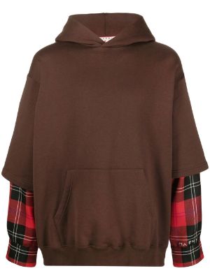 Farfetch Abbigliamento Maglioni e cardigan Felpe e hoodies Hoodies Rosso Felpa con applicazione 