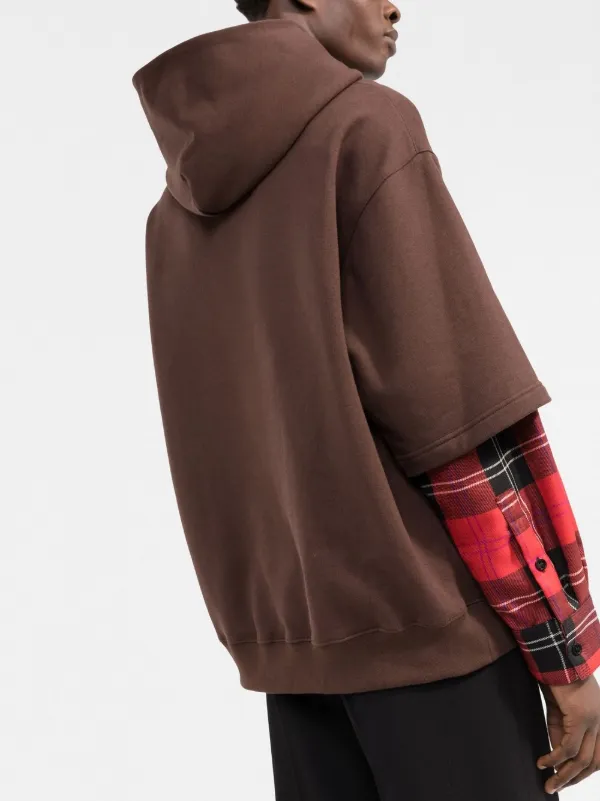 Marni レイヤード パーカー | ブラウン | FARFETCH JP