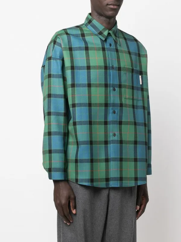 Marni Check button-down Shirt - Farfetch