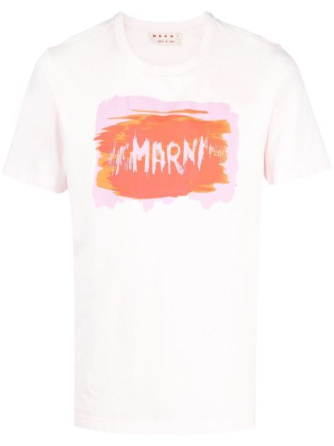 Marni logo-print T-shirt Men