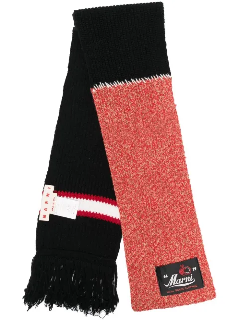 Marni fringe-trimmed scarf