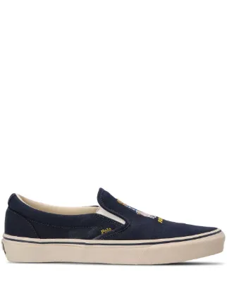 Polo Ralph Lauren Keaton Polo Bear slip-on Sneakers | Black  display picture 1
