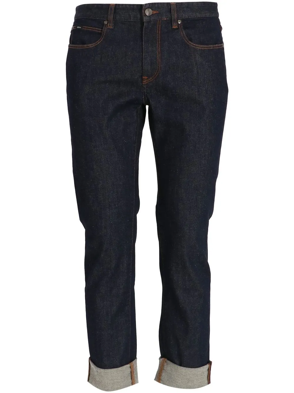 

Zegna mid-rise straight leg jeans - Blue