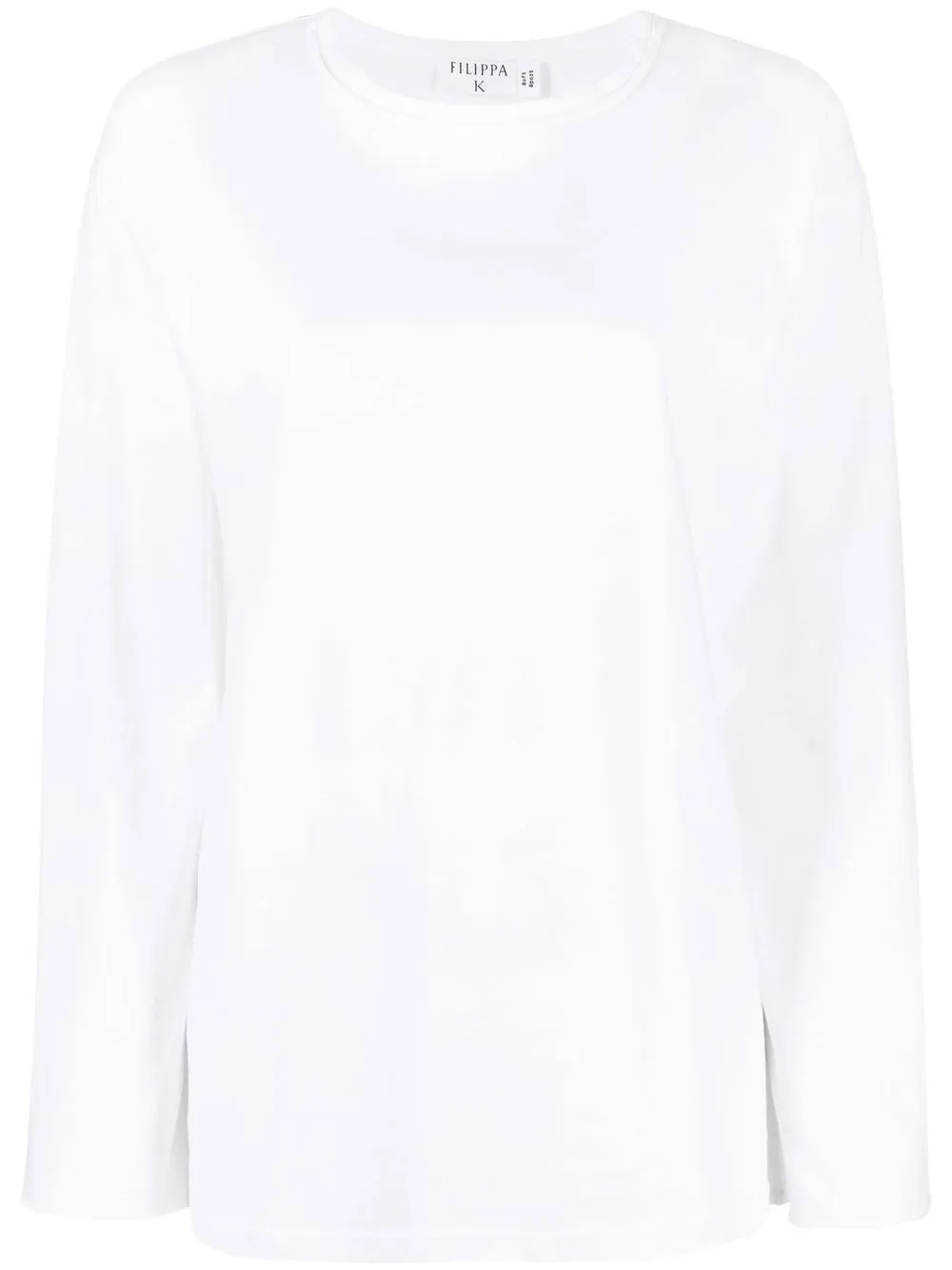 

Filippa K long-sleeve round neck T-shirt - White