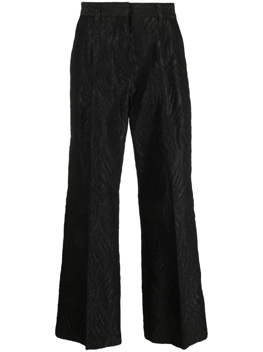 

Soulland Margaret wide-leg trousers - Black