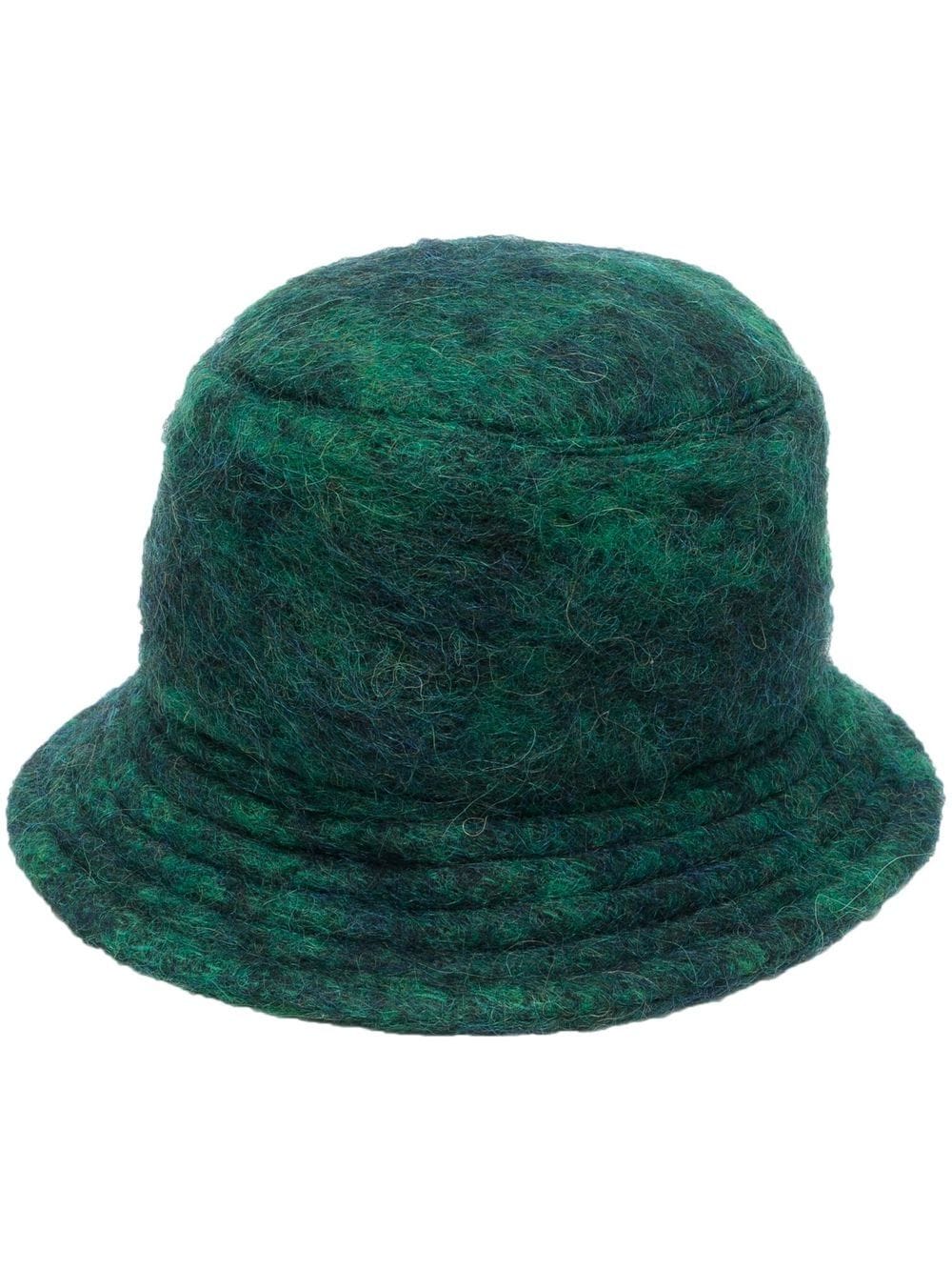 MARNI BRUSHED WOOL-BLEND BUCKET HAT