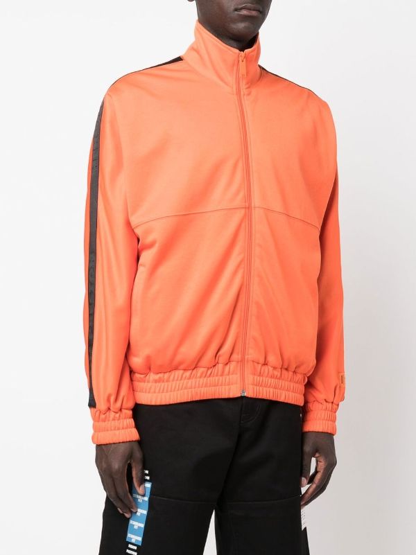 Heron Preston logo-patch zip-fastening Jacket - Farfetch