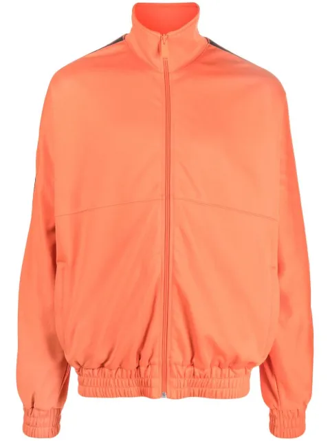 Heron Preston logo-stripe zipped track jacket