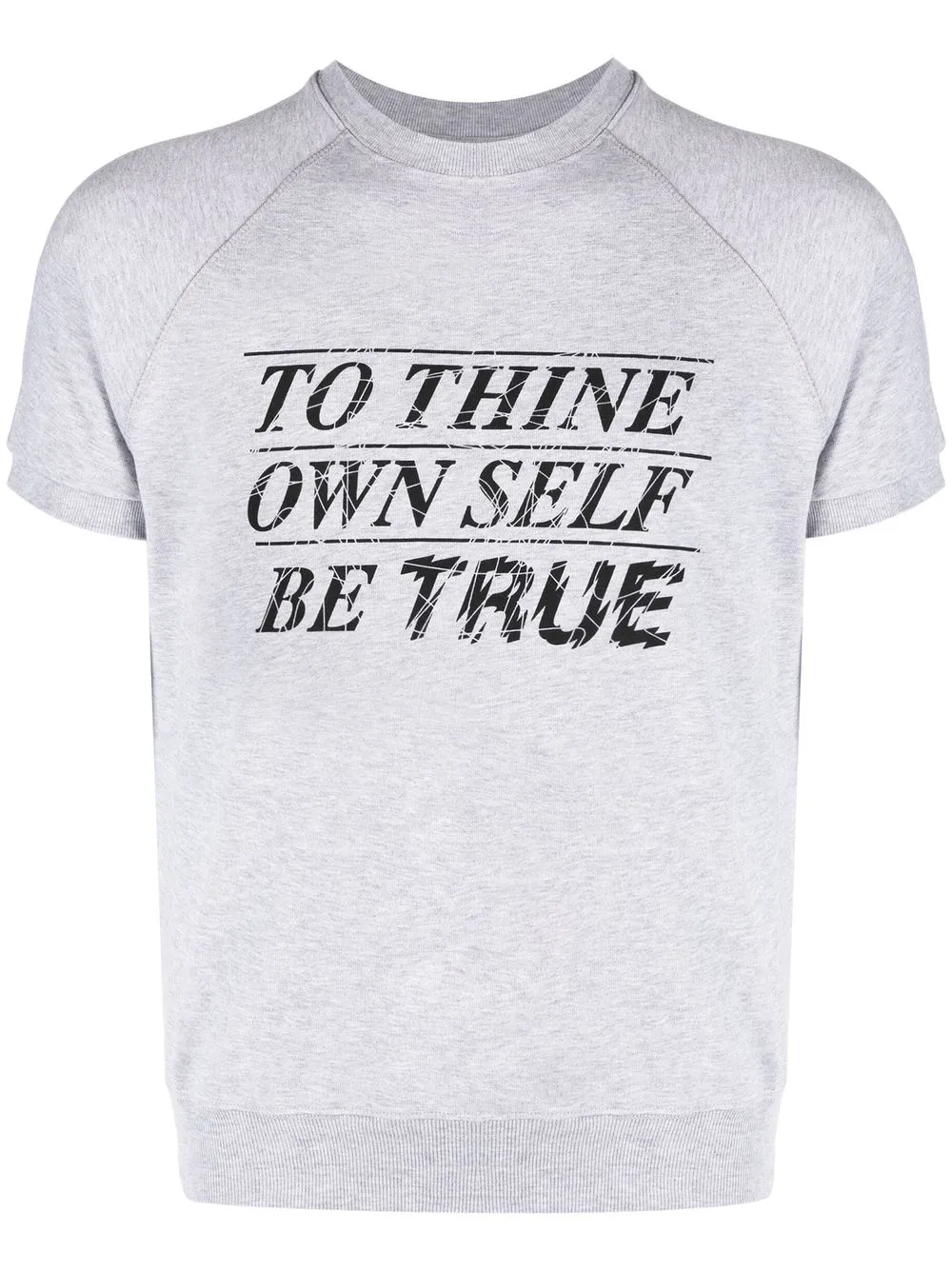 

Vaquera playera To Thine Own Self - Gris