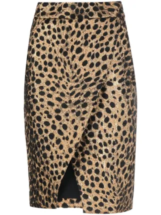 Jupe asymetrique leopard sale