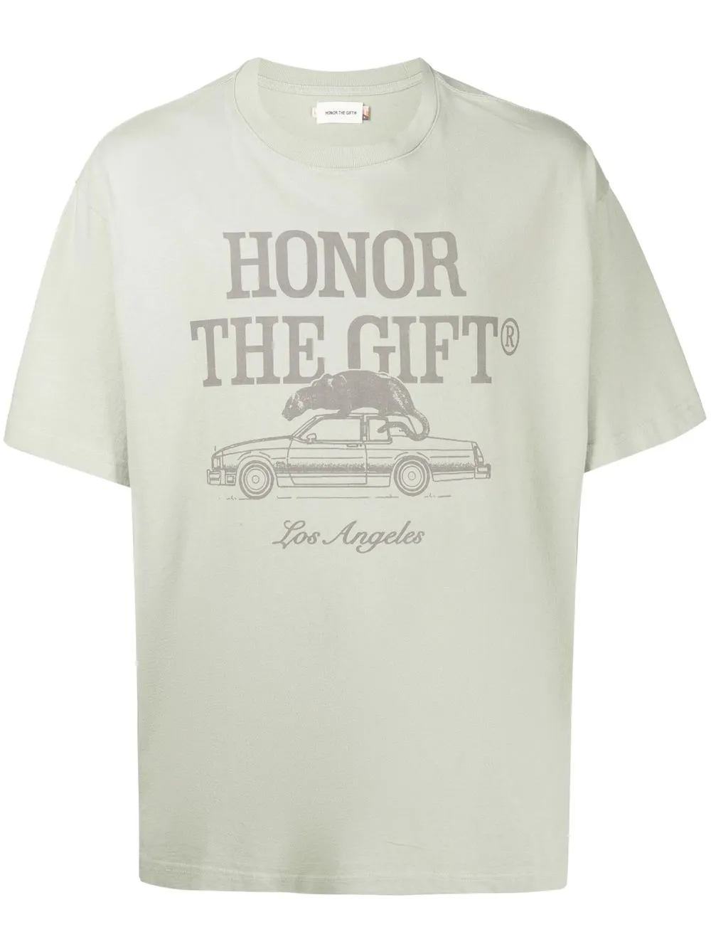 

Honor The Gift graphic-print cotton T-shirt - Green