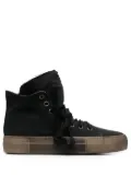 Uma Wang platform-sole high-top sneakers - Black