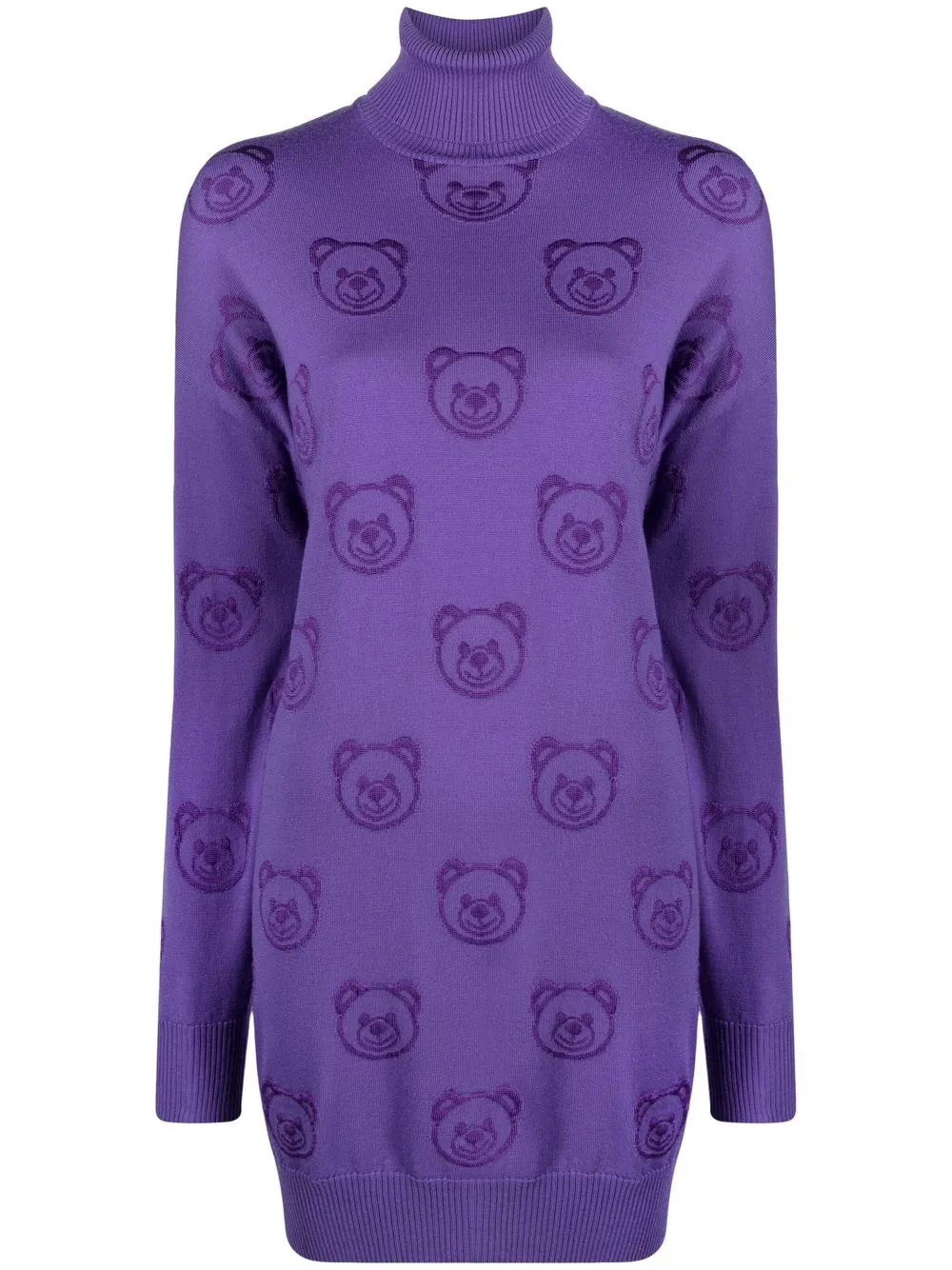 

Moschino vestido corto con motivo Teddy Bear - Azul