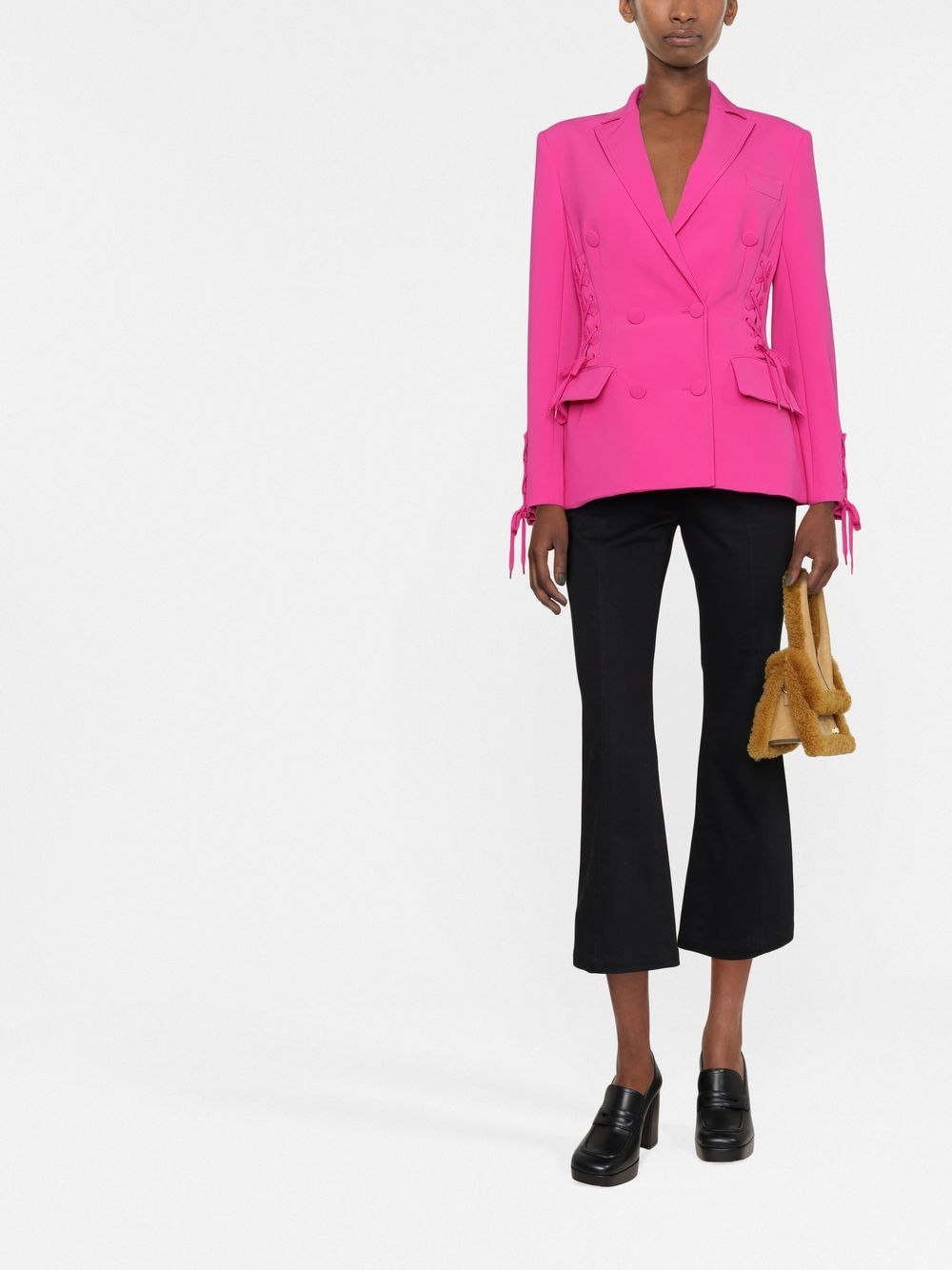 Moschino Blazer met knopen - Roze