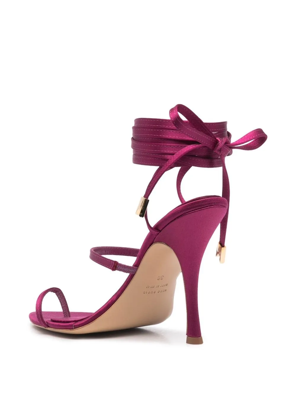 ILIO SMERALDO LELLIS LEATHER SANDALS