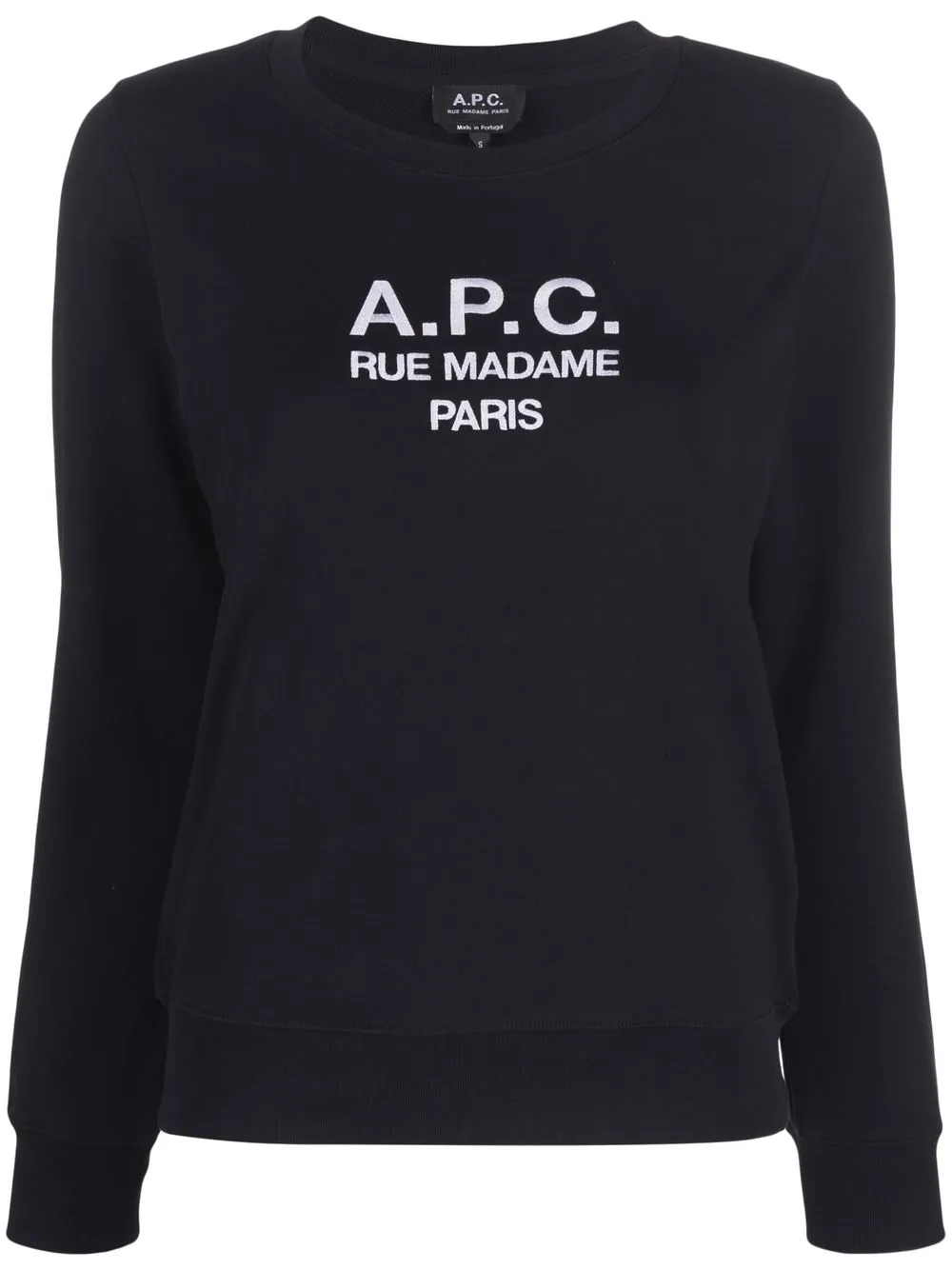 

A.P.C. sudadera con logo estampado - Negro