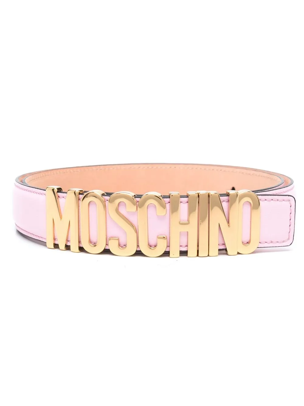 logo lettering adjustable belt