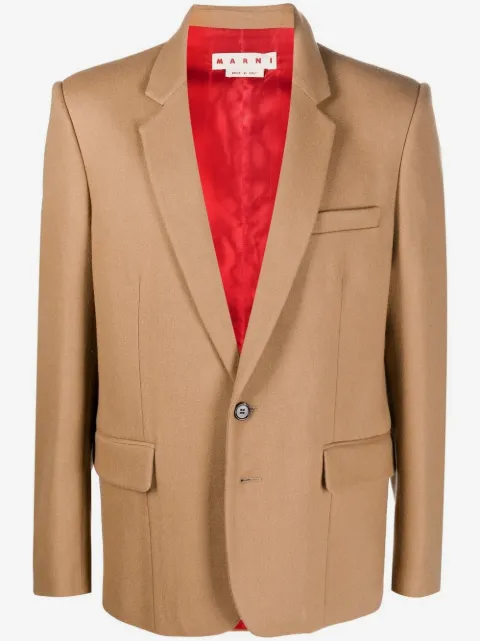Marni buttoned single-breasted blazer