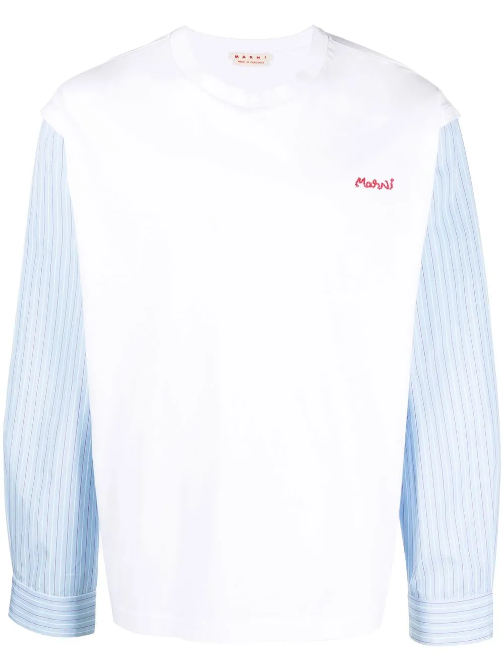 

Marni embroidered-logo detail sweatshirt - White