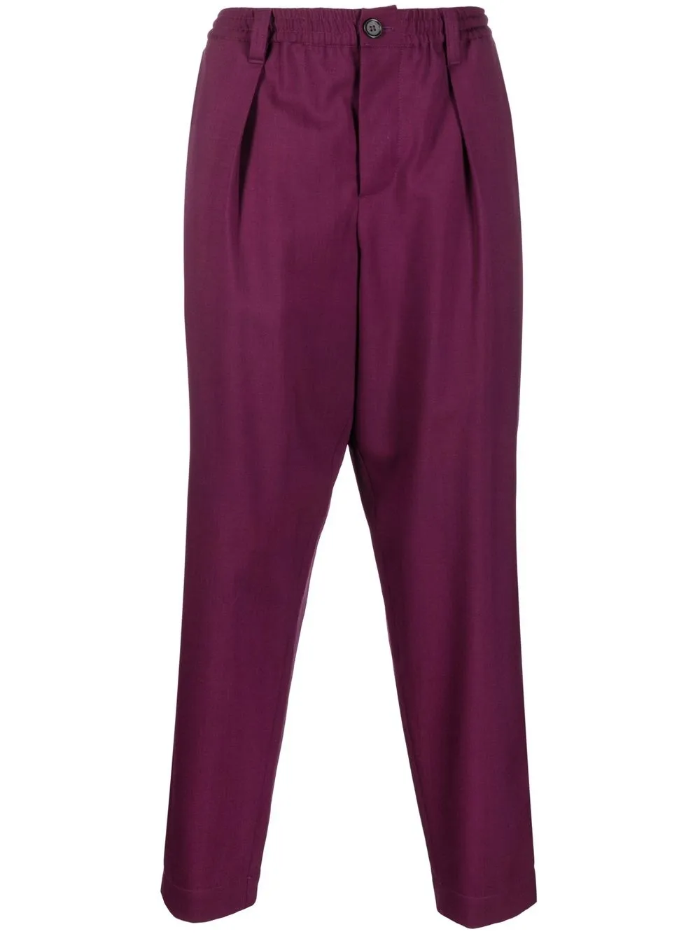 

Marni pantalones chino capri - Morado