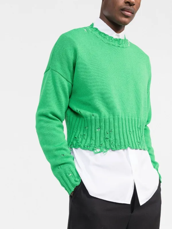 marni distressed sweater