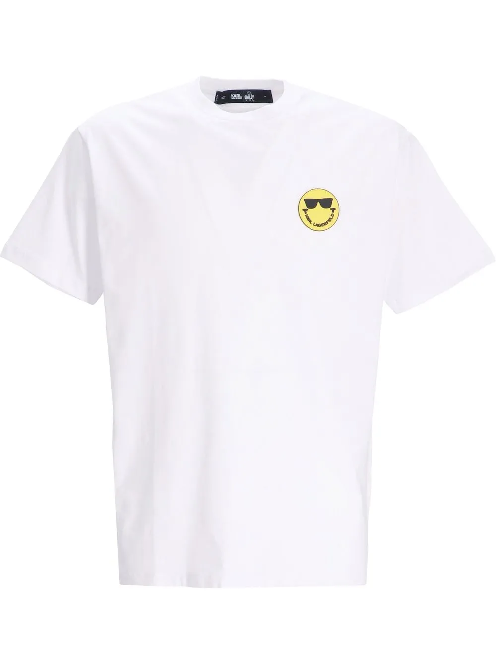 

Karl Lagerfeld graphic-logo patch T-Shirt - White