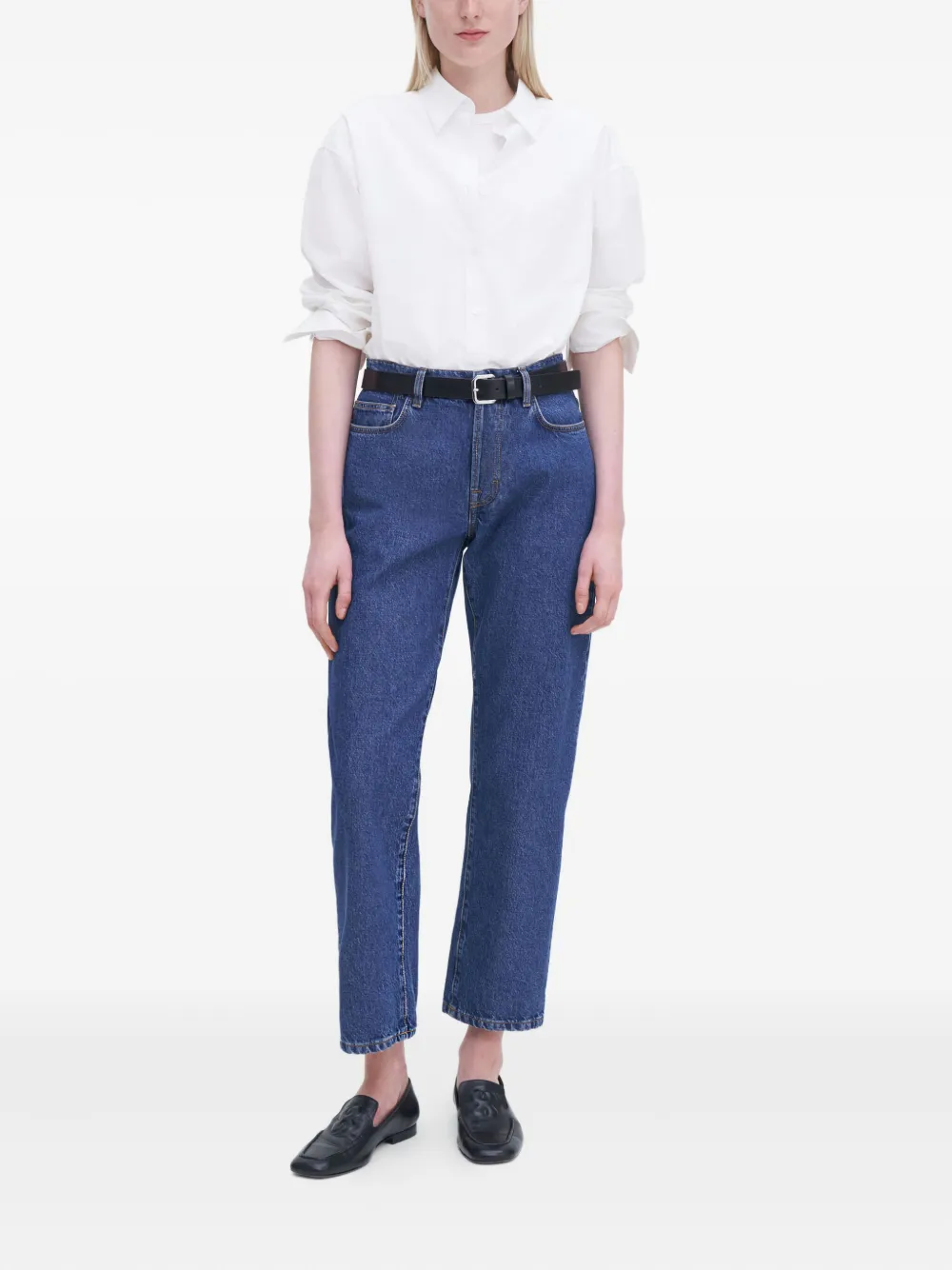 Filippa K Tuxedo Shirt In White