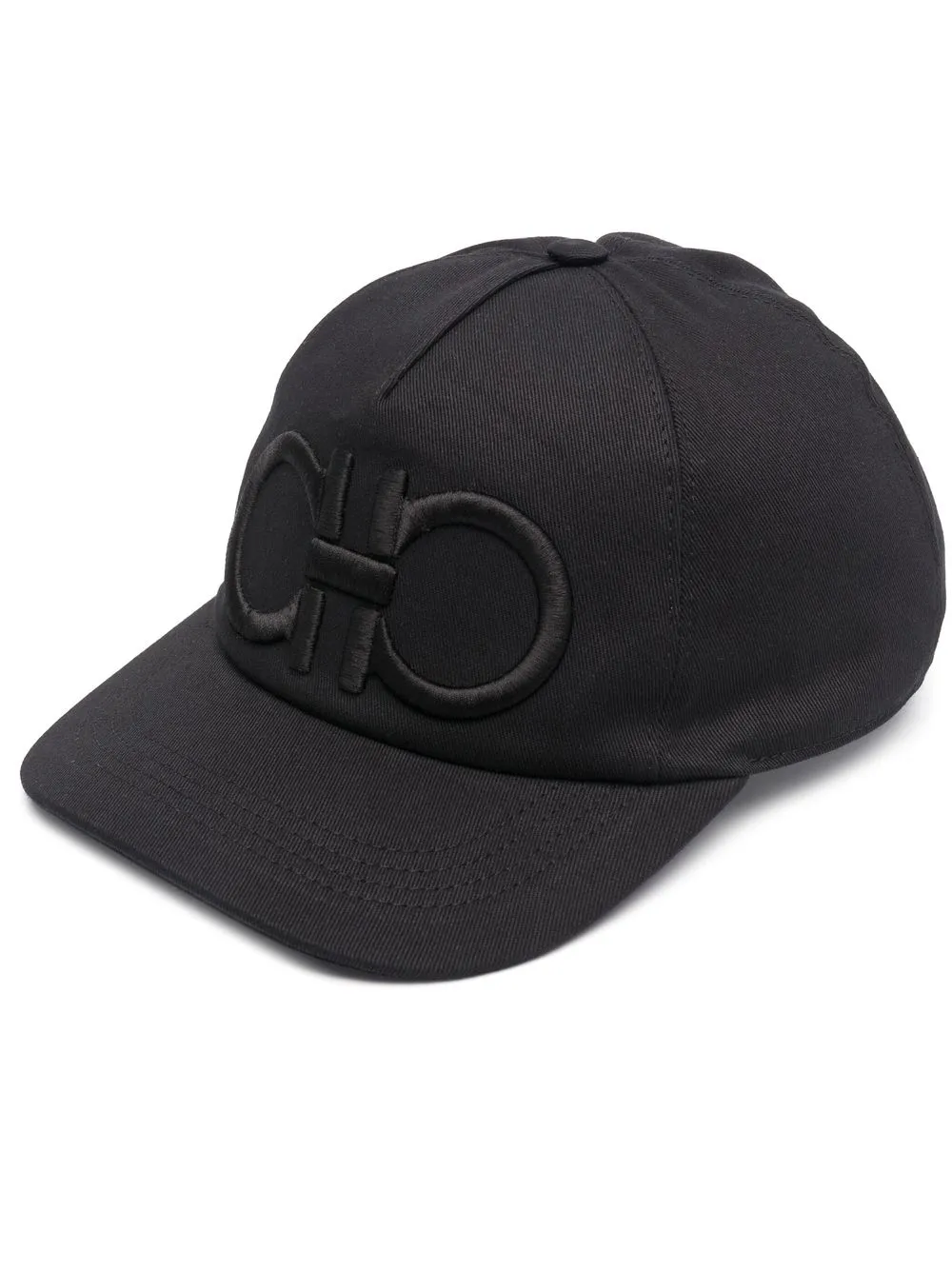 

Salvatore Ferragamo gorra con Gancini - Negro