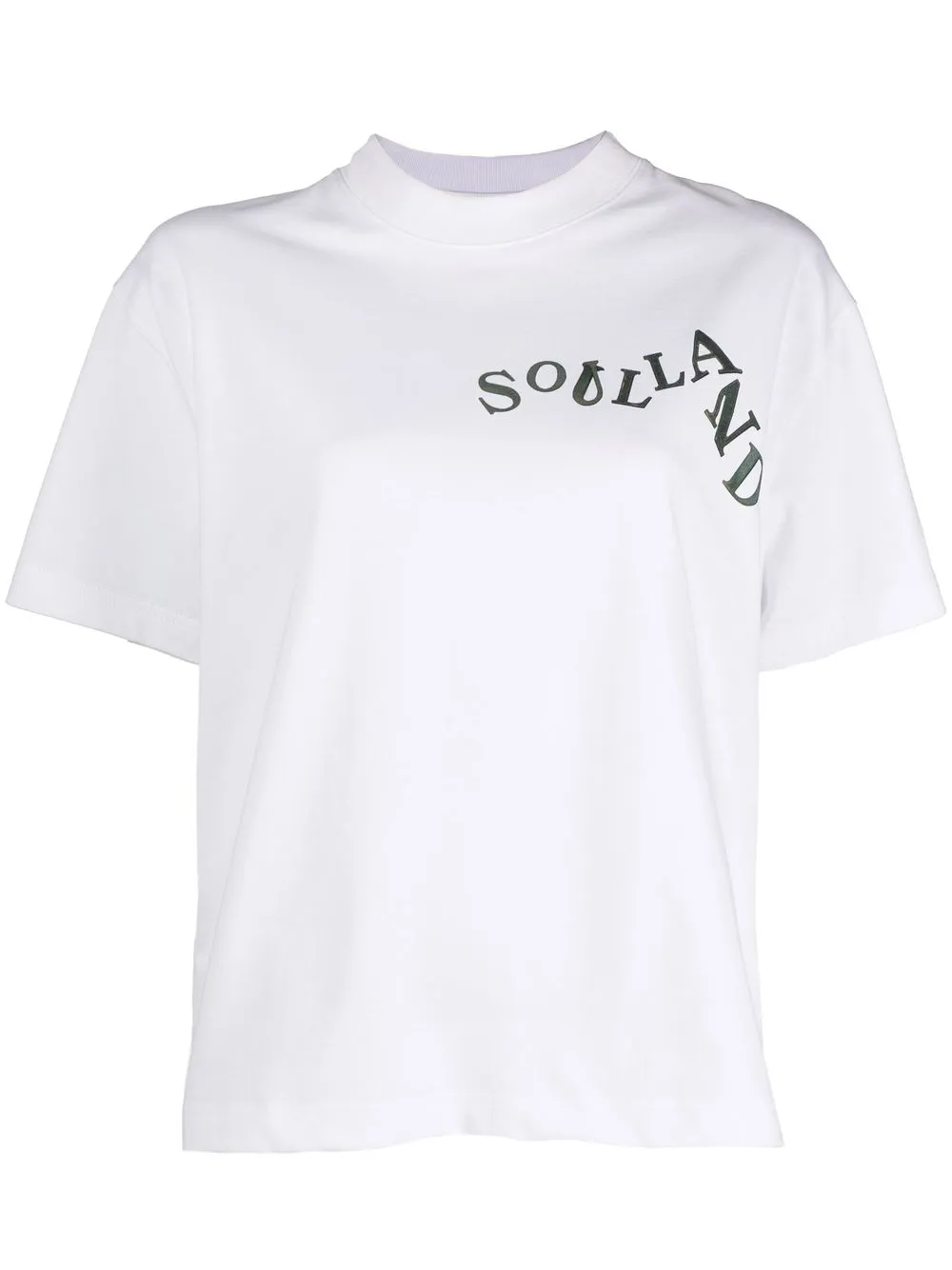 

Soulland playera con logo estampado - Blanco