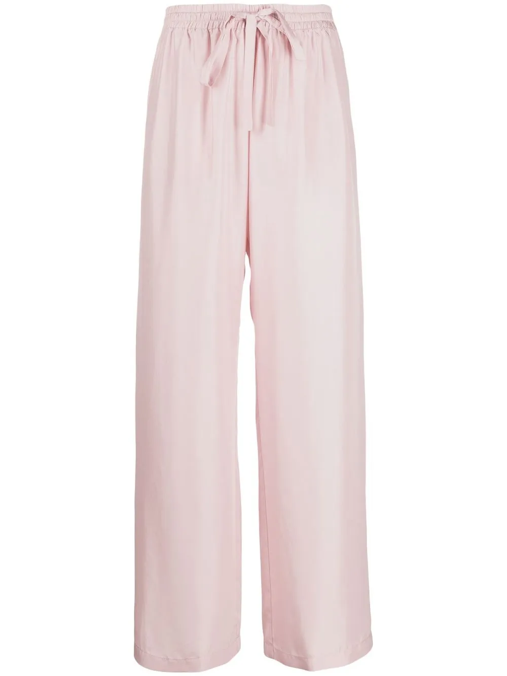 

Semicouture pantalones de seda anchos - Rosado