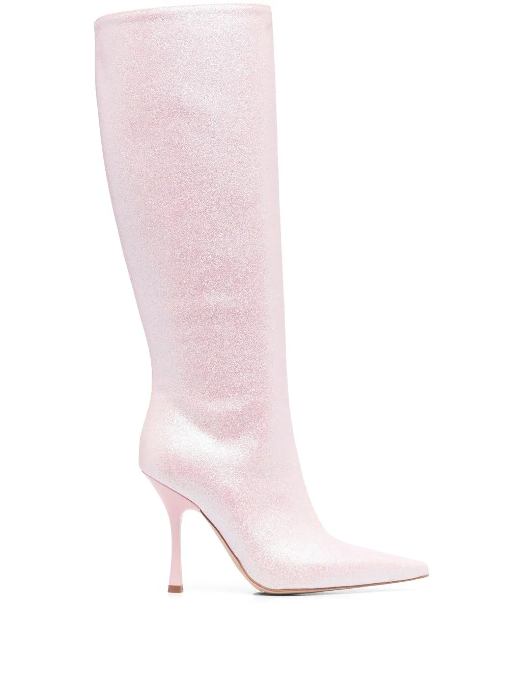 

LIU JO glitter pointed-toe boots - Pink