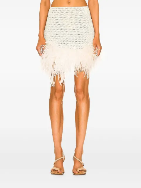 Magda Butrym feather-down mini skirt
