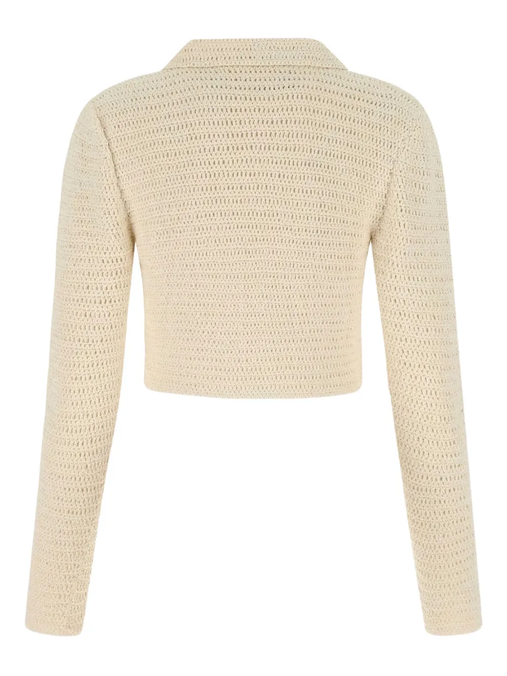 Magda Butrym Gehaakt blouse - Beige