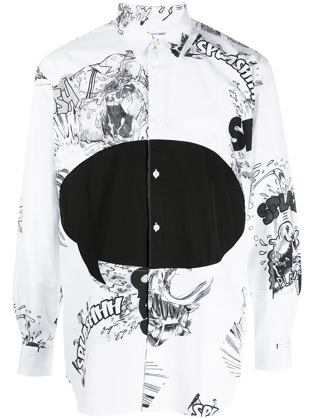 

Comme Des Garçons Shirt camisa con estampado gráfico - Blanco