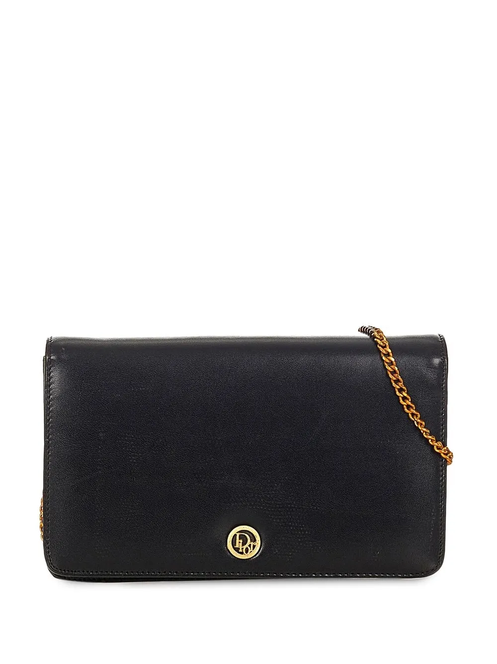 pre-owned logo plaque crossbody bag