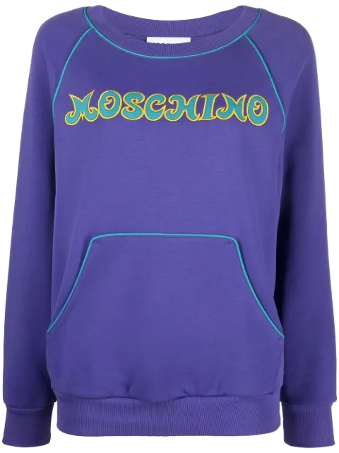 Moschino sweatshirt med broderet logo