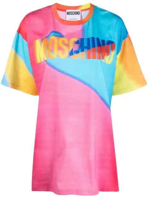 logo-print oversized T-shirt