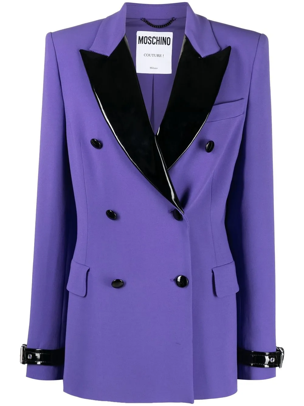 

Moschino blazer con doble botonadura - Azul