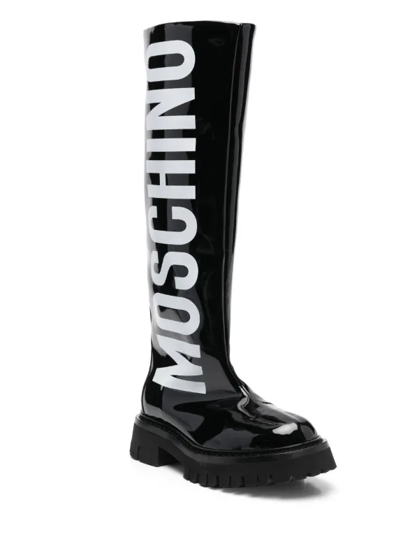 Shop Louis Vuitton Monogram Rubber Sole Logo Rain Boots Boots