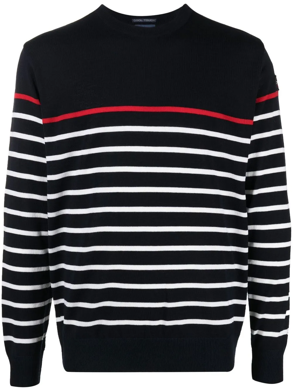 

Paul & Shark stripe-print jumper - Blue